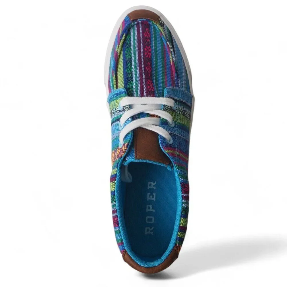 Roper Angel Fire Aztec Southwestern Casual Sneakers Multicolor Women's‎ 8.5